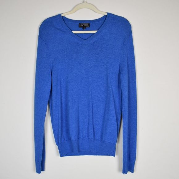 Express Other - EXPRESS Merino Wool V Neck Sweater